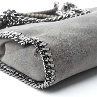 Stella McCartney Shaggy Deer Mini Falabella Fold Over Tote Light Grey 6 of 10