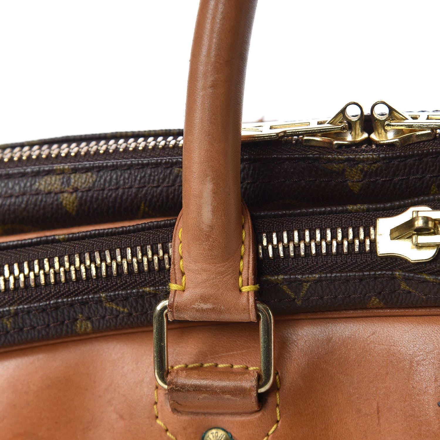 Louis Vuitton Monogram Alize 2 Compartment Luggage Travel Bag 28 of 34