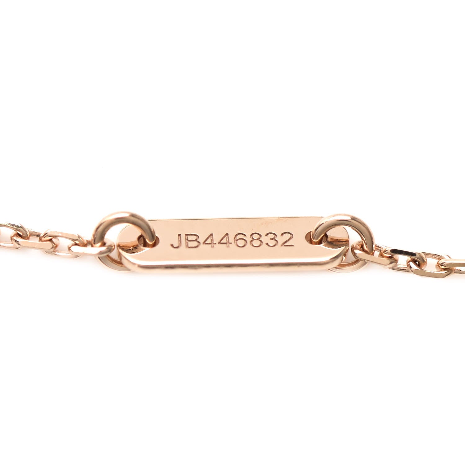 Van Cleef & Arpels 18K Rose Gold Carnelian Sweet Alhambra Bracelet 6 of 7