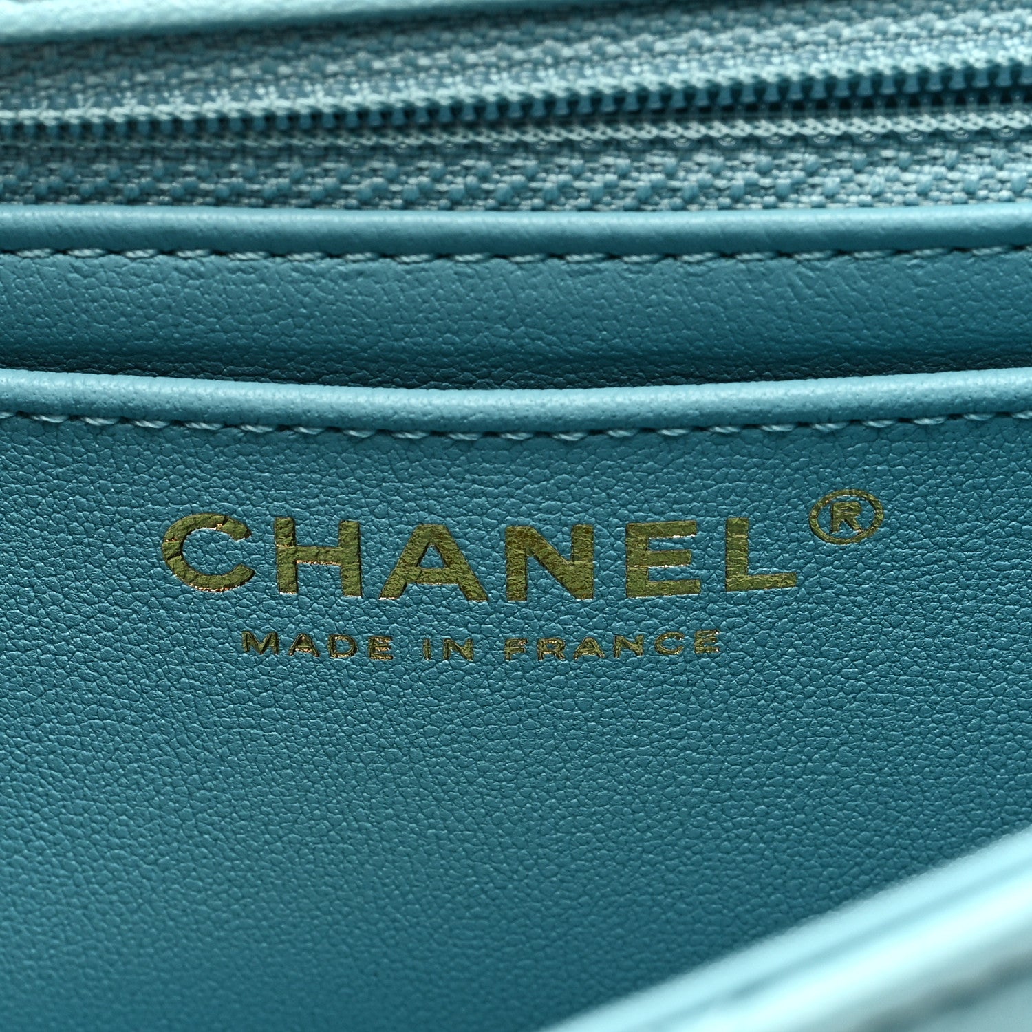 Chanel Lambskin Quilted Mini Strass On Top Flap Blue 6 of 9