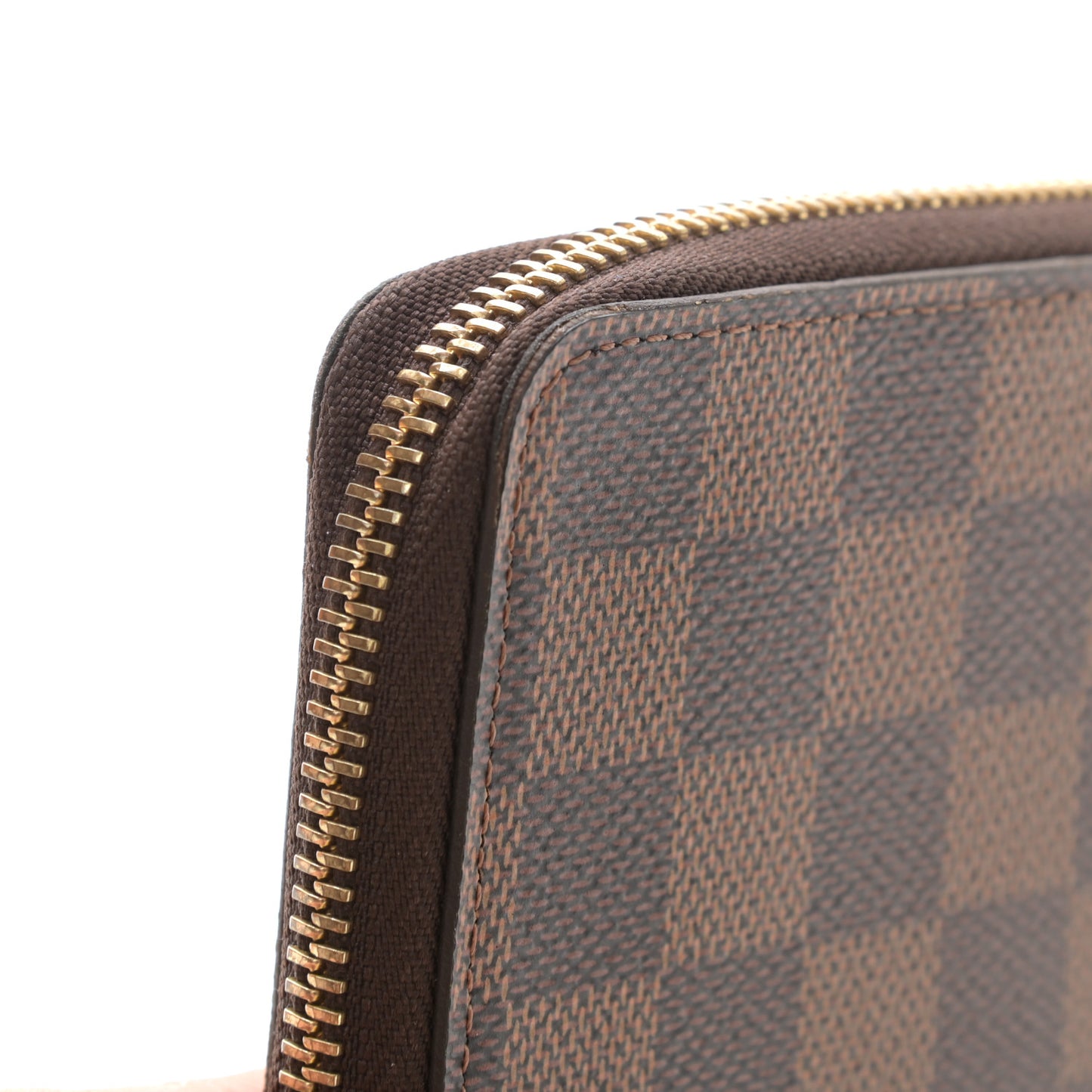 Damier Ebene Clemence Wallet Rose Ballerine