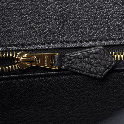 Hermes Togo Matte Alligator Birkin Touch 30 Black 18 of 35