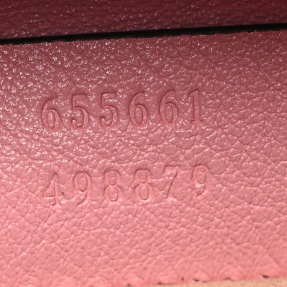 Gucci Wonka Grain Calfskin Mini Diana Tote Bag Wild Rose Fuxia Fluo 7 of 17