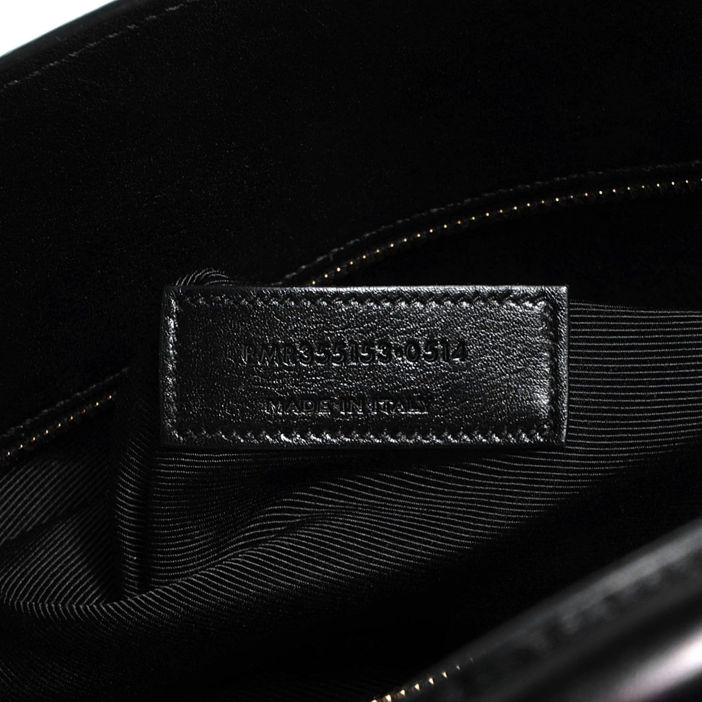 Calfskin Small Sac De Jour Black