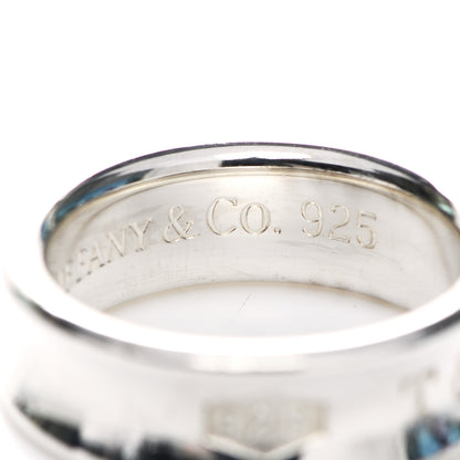 Tiffany Sterling Silver 1837 Band Ring 54 6.75 5 of 5