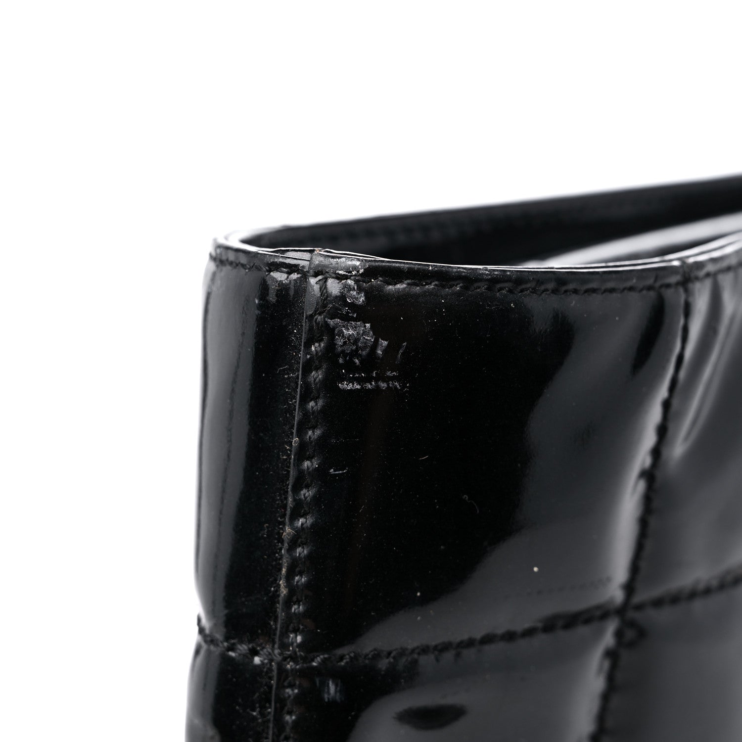 Chanel Patent Chocolate Bar CC Tote Black 14 of 14