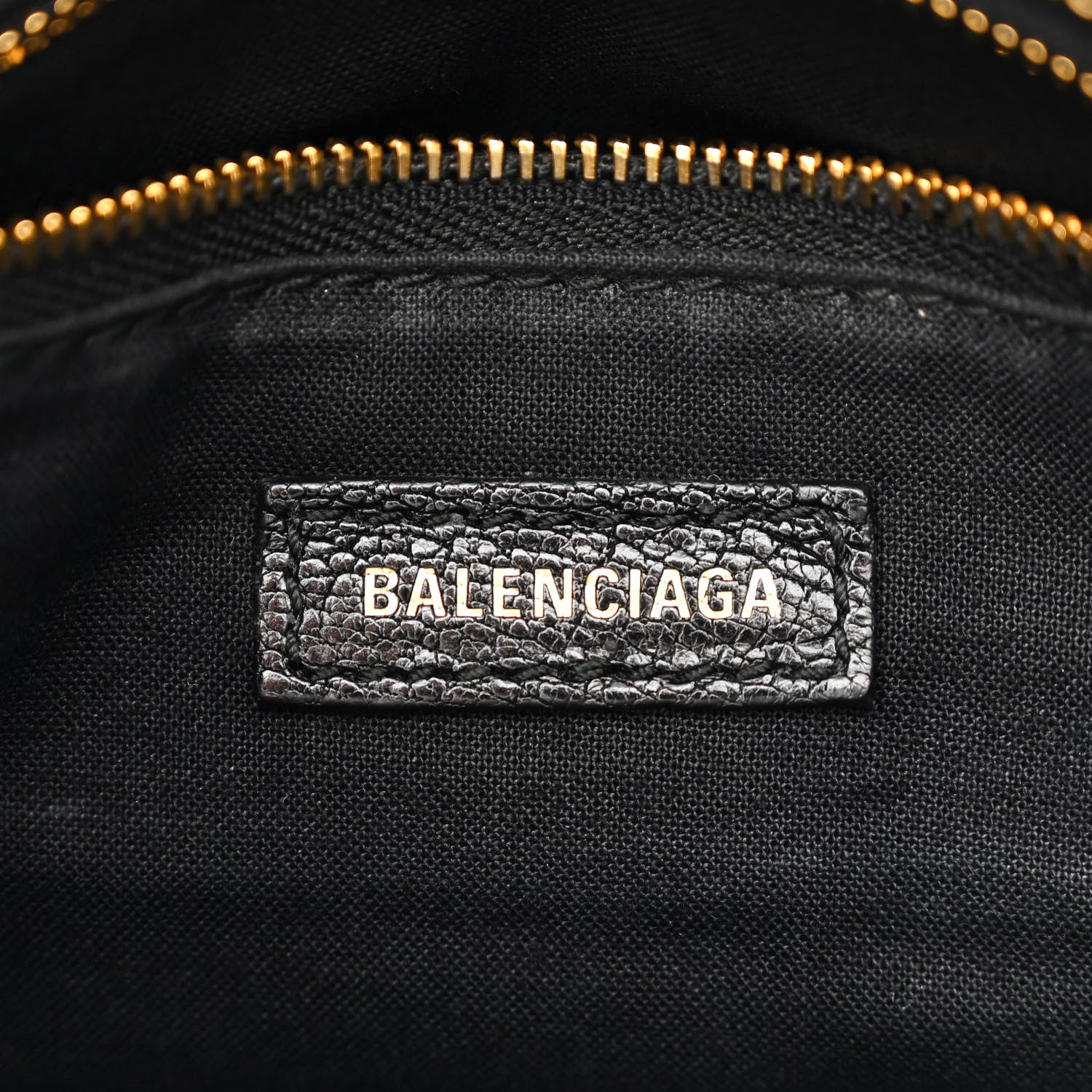Balenciaga Chevre Gold Metallic Edge Hardware Mini City Black 6 of 13