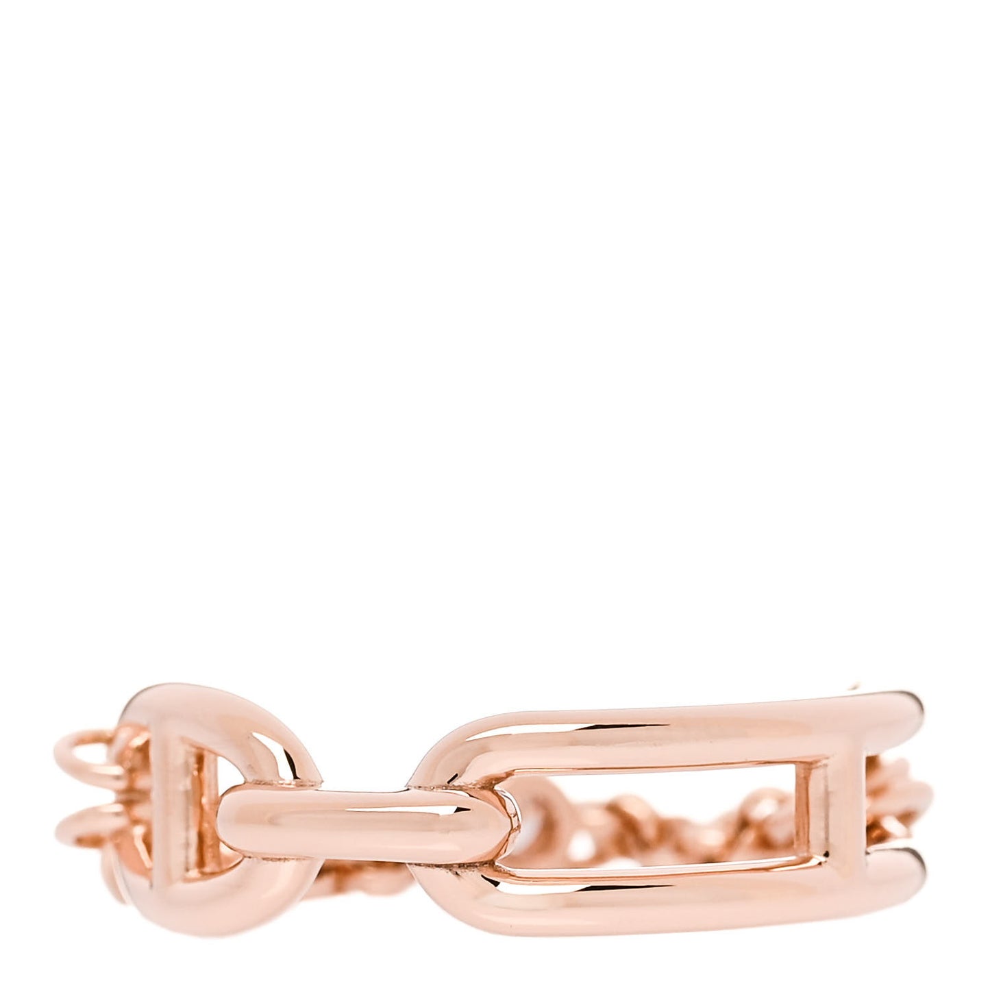 18K Rose Gold Diamond PM Chaine d'Ancre Chaos Ring 52 6