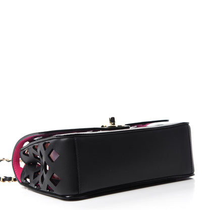 Chanel Lambskin Small Sea Through Flap Black 5 of 14
