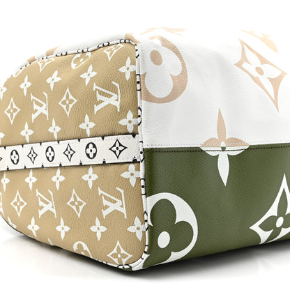 Louis Vuitton Monogram Giant Speedy Bandouliere 30 Kaki Beige 9 of 9