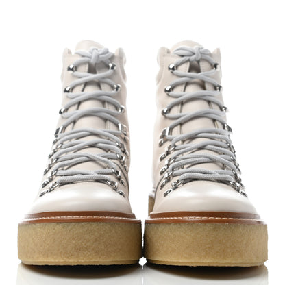 Hermes Calfskin Discovery Ankle Boot 37 White 2 of 4