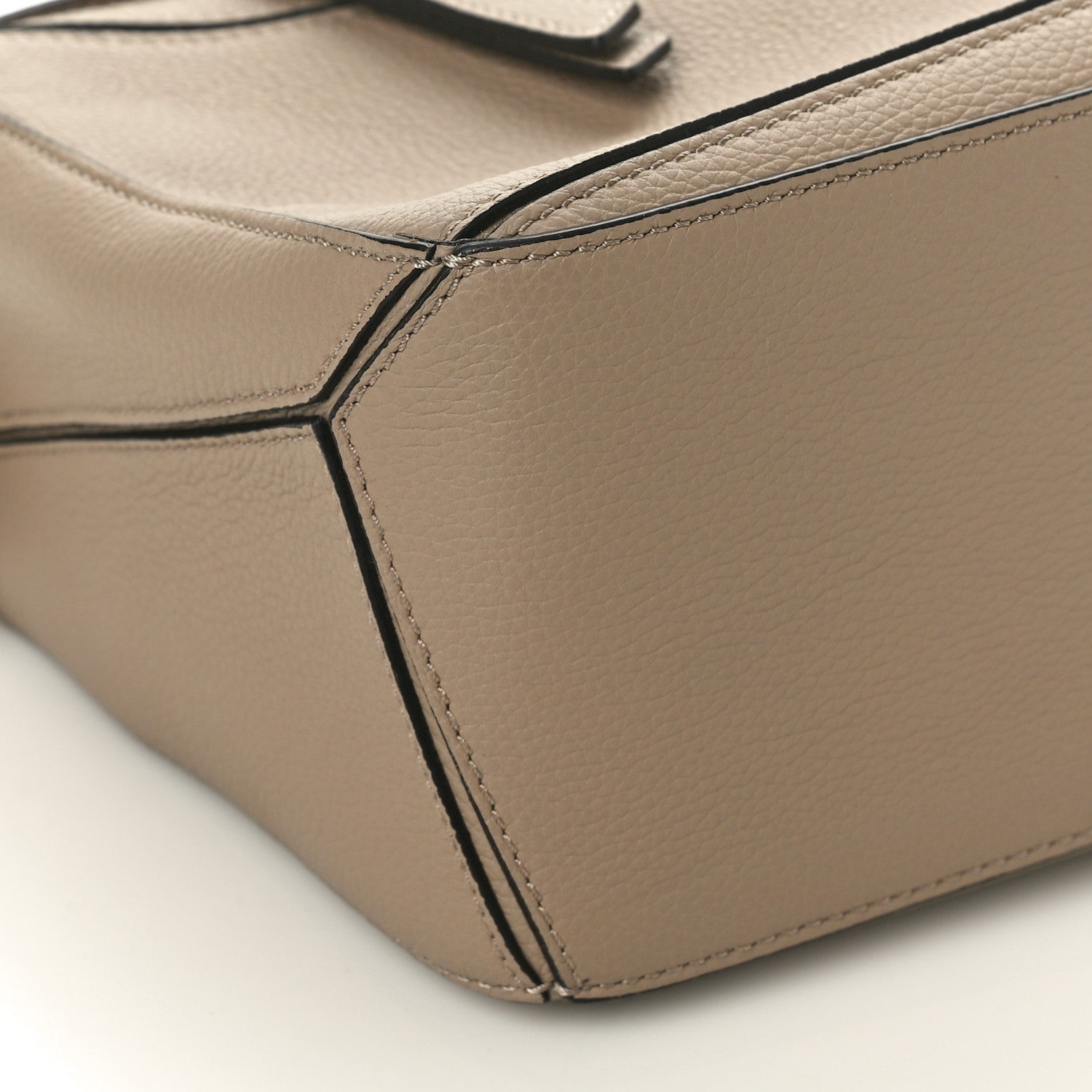 Loewe Grained Calfskin Small Puzzle Bag Sand 8 of 9