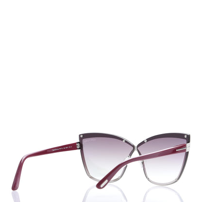 Tom Ford Sandrine Sunglasses TF715 Red 4 of 8