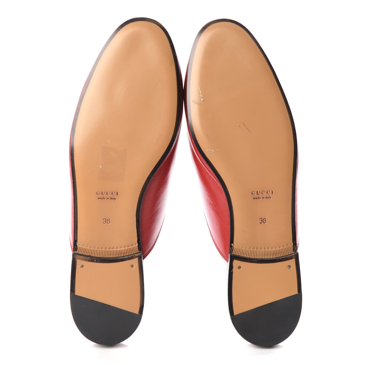 Gucci Malaga Kid Womens Princetown Slippers 38 Hibiscus Red 5 of 8