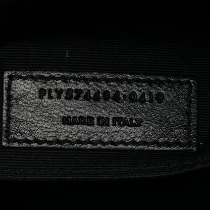 Saint Laurent Calfskin Matelasse Monogram Lou Camera Bag Black 7 of 10