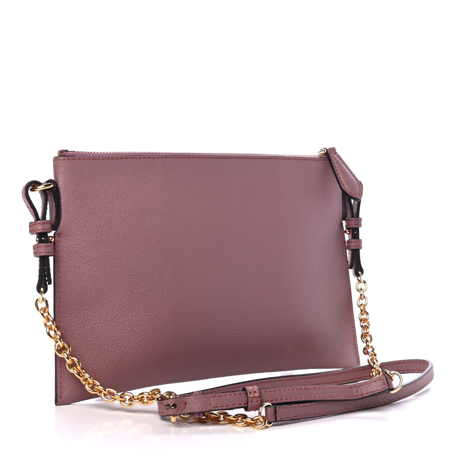 Burberry Grainy Calfskin Check Crossbody Clutch Bag 2 of 4
