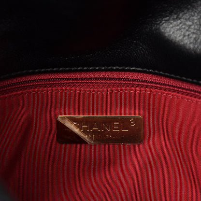 Chanel Goatskin Quilted Medium Chanel 19 Flap Black 8 of 11