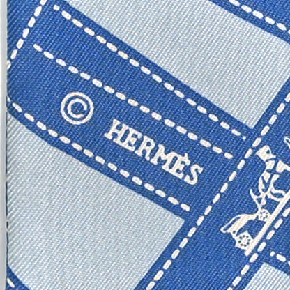 Hermes Silk Bolduc Twilly Bleu 3 of 3