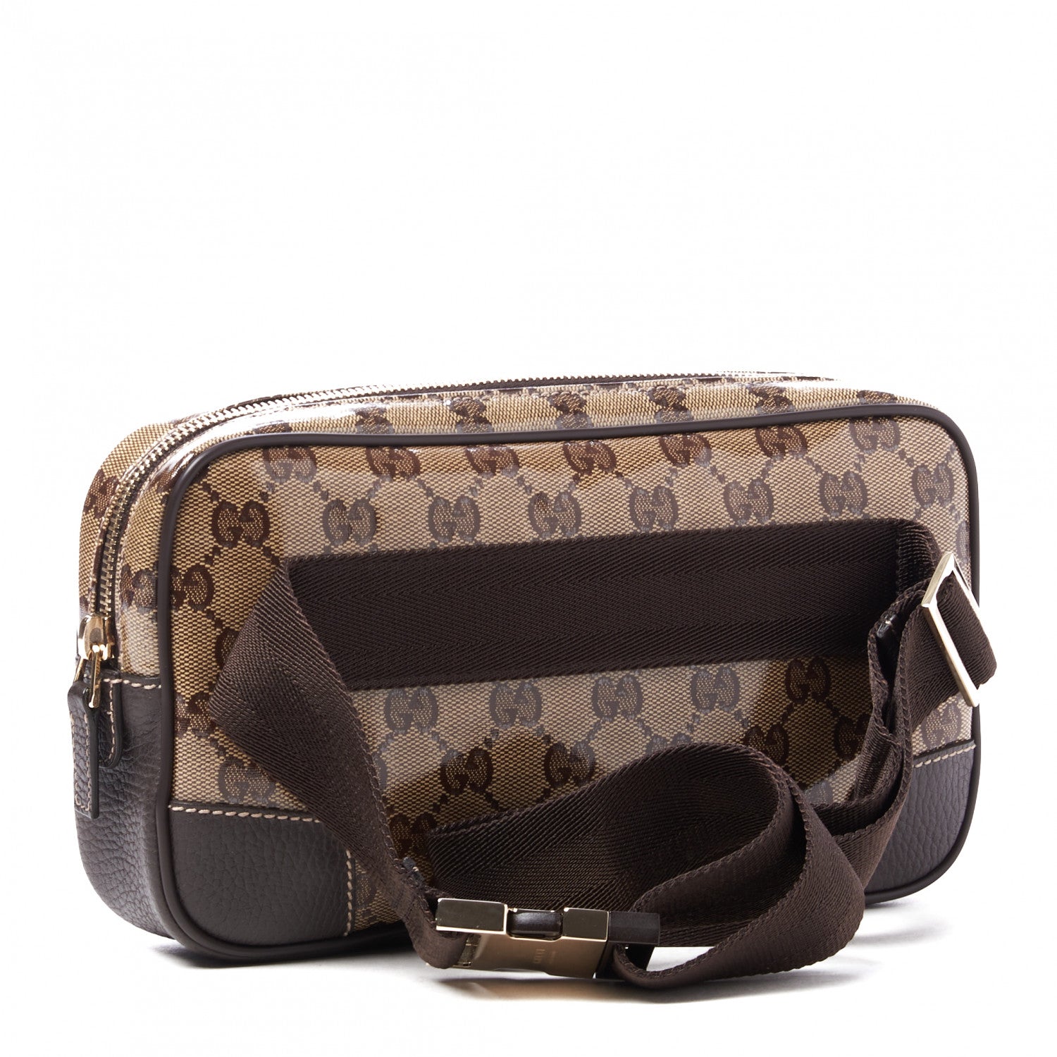 Gucci Crystal Monogram Belt Bag Brown 2 of 9