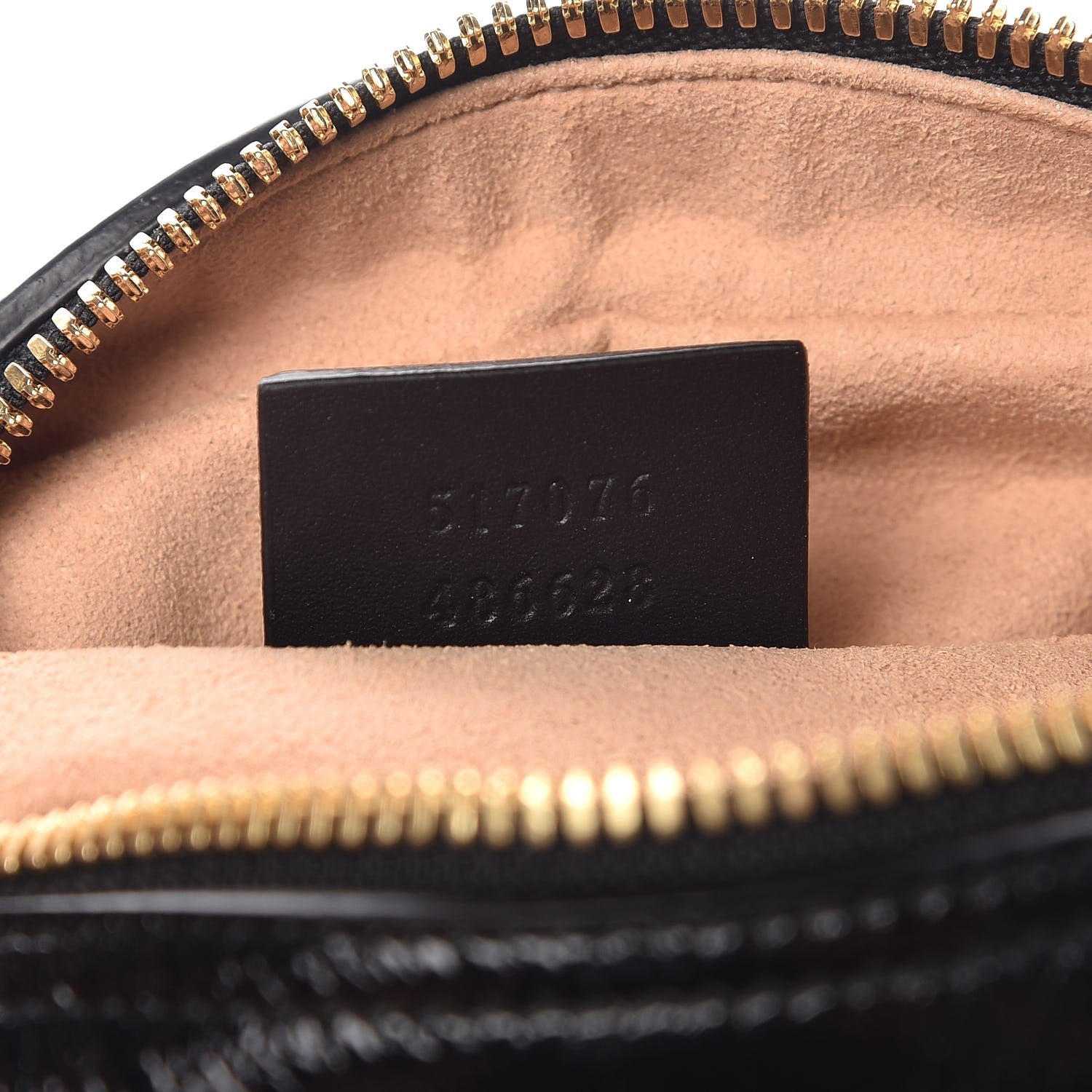 Gucci Suede Small Ophidia Belt Bag 85 34 Black 7 of 9