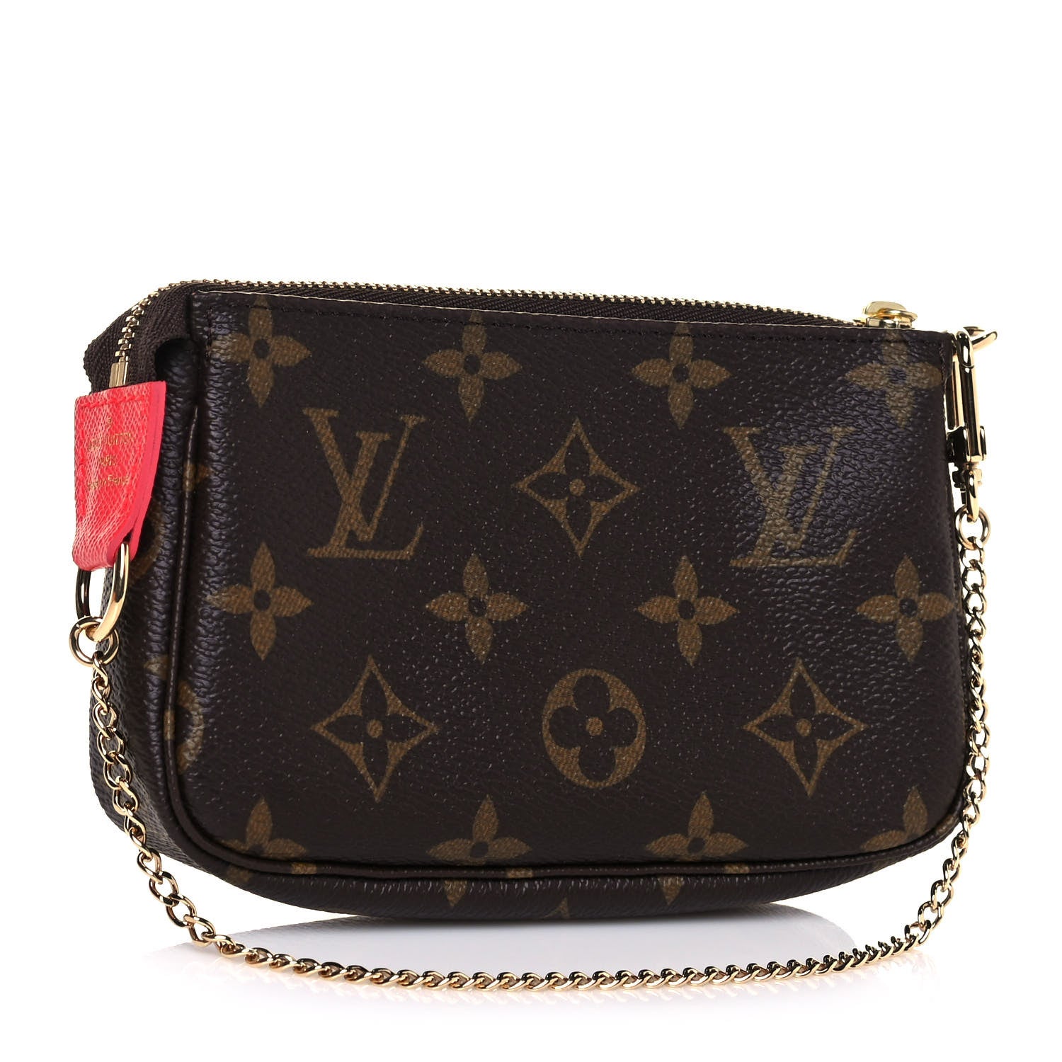 Louis Vuitton Monogram 2021 Christmas Animation London Mini Pochette Accessories Red 2 of 11