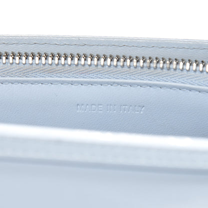 Christian Dior Grained Calfskin Diorama Wallet on Chain Pouch Light Blue 7 of 13