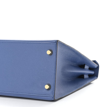 Hermes Epsom Kelly Sellier 28 Bleu Brighton 10 of 10