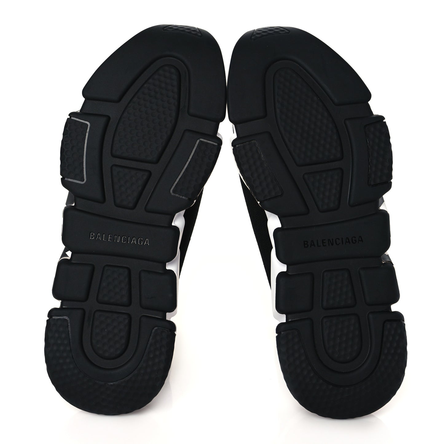 Neoprene Knit Speed Graffiti Sneakers 42 Black White