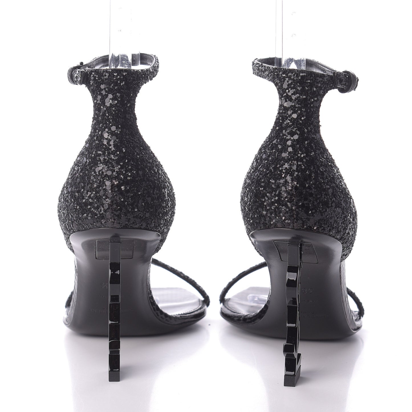 Glitter Opyum 85 Sandals 38.5 Black
