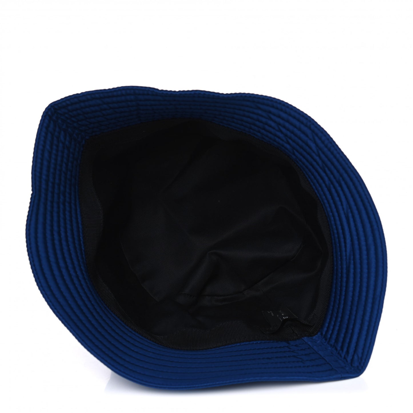 Nylon Metal Triangle Logo Mens Bucket Hat M Bluette