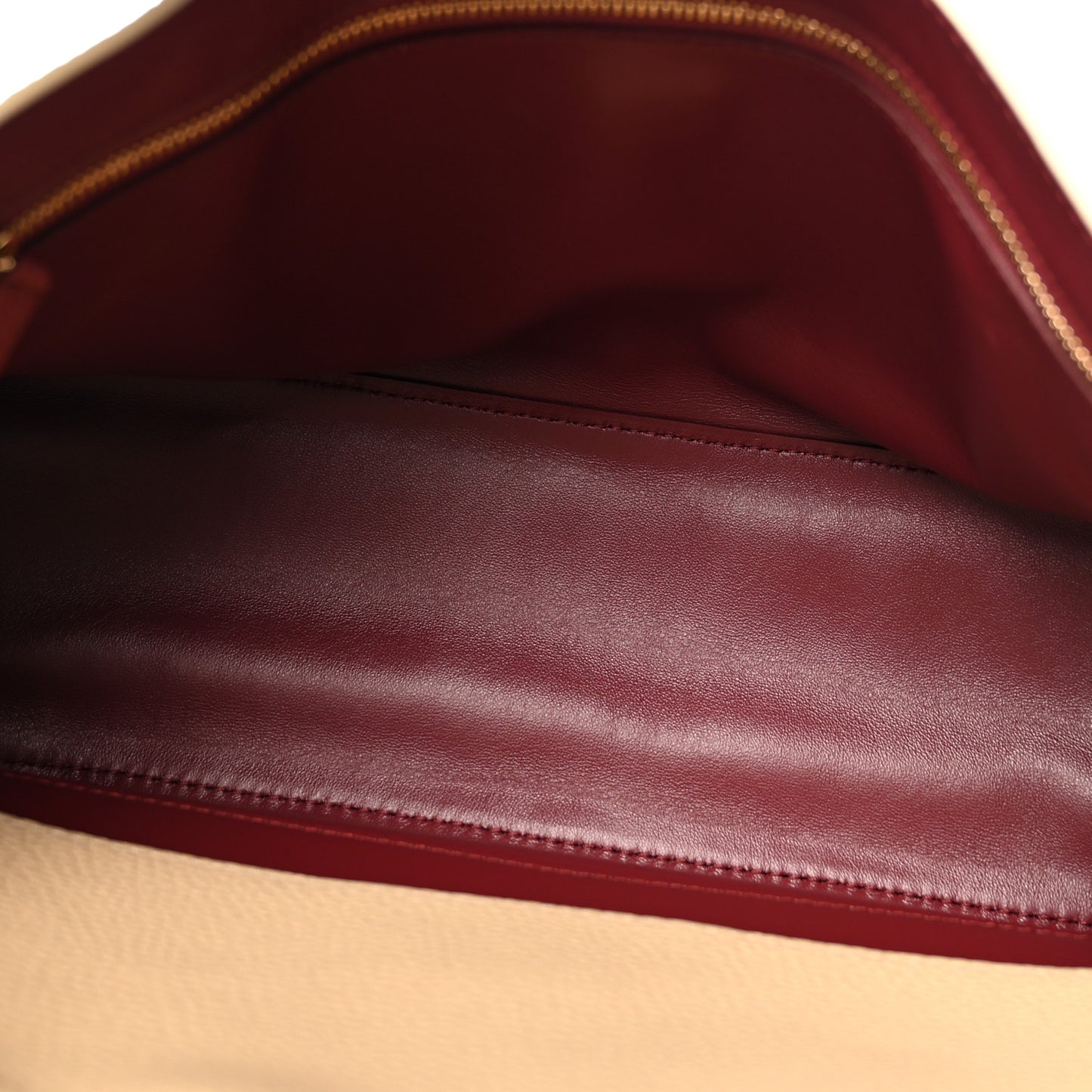 Grained Calfskin Small Souplissimo Maxi Flap Beige
