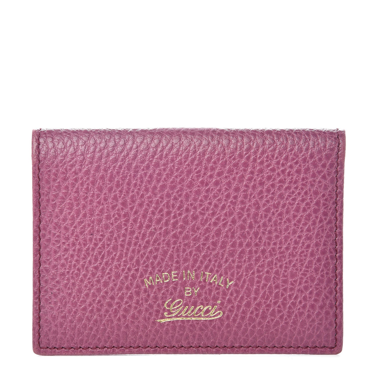 Gucci Dollar Calfskin Swing Train Pass Card Case Peonia Flower 1 of 8