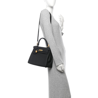 Hermes Togo Kelly Retourne 28 Black 2 of 11