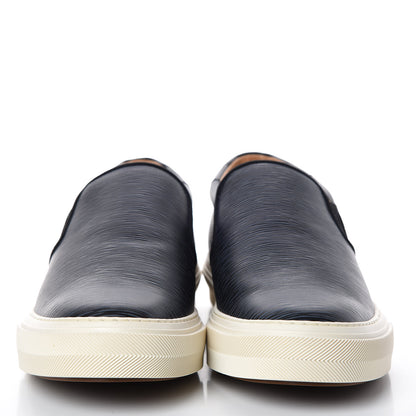 Louis Vuitton Epi Slip On Sneakers 10 Navy 2 of 9