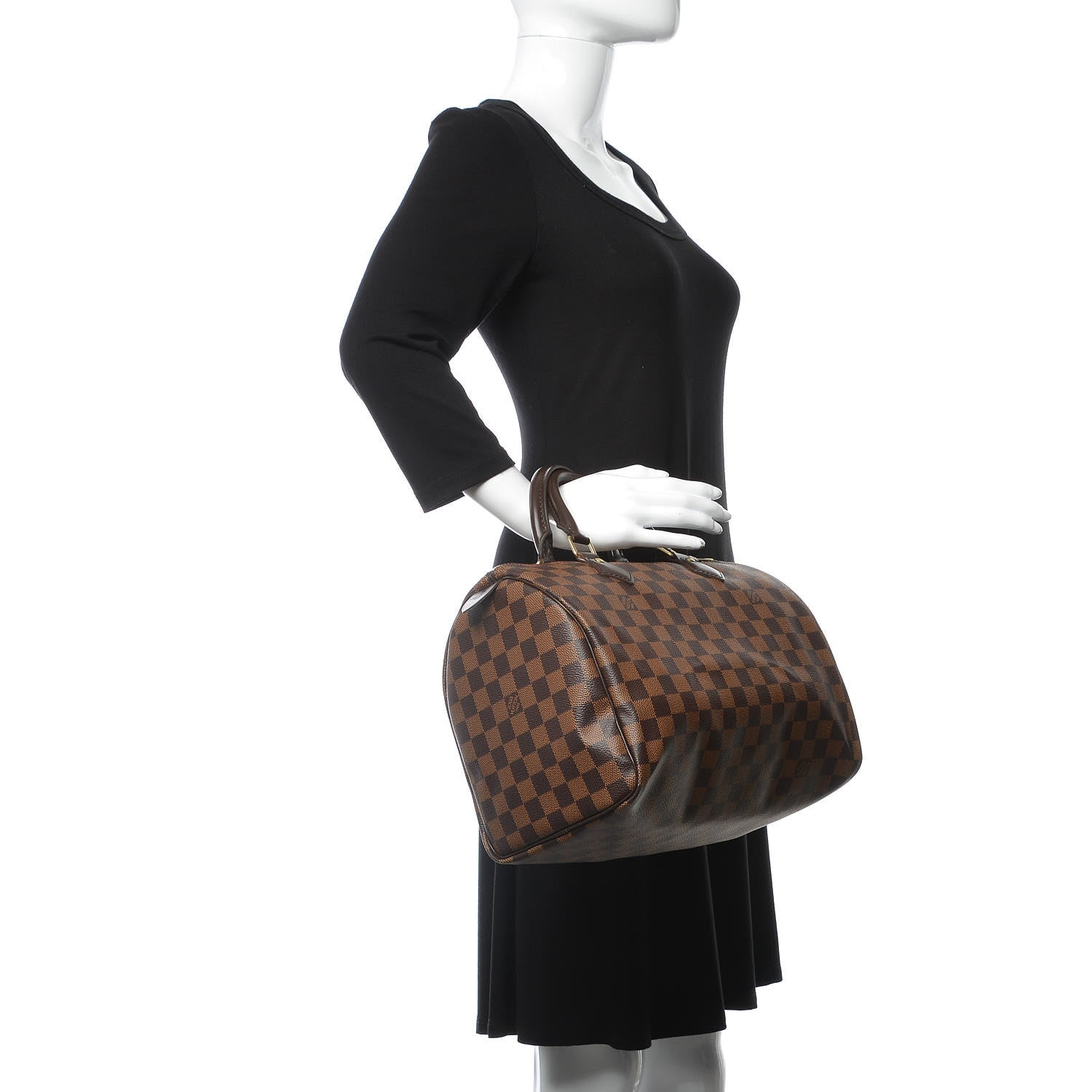 Louis Vuitton Damier Ebene Speedy 30 2 of 8