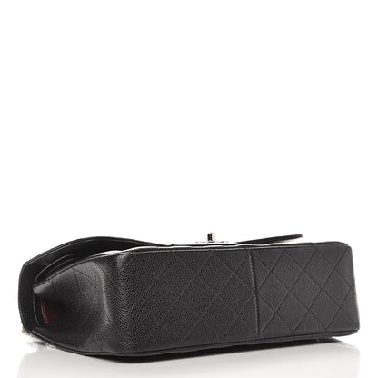 Chanel Caviar Quilted Jumbo Double Flap Black 5 of 9