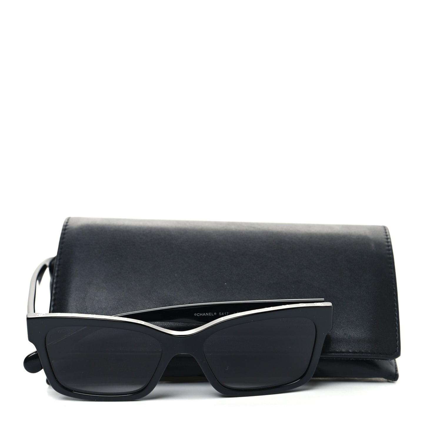 Acetate Polarized Square Sunglasses 5417 Black