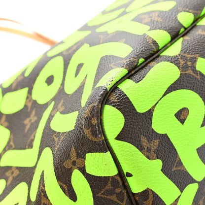 Louis Vuitton Monogram Graffiti Neverfull GM Green 13 of 13