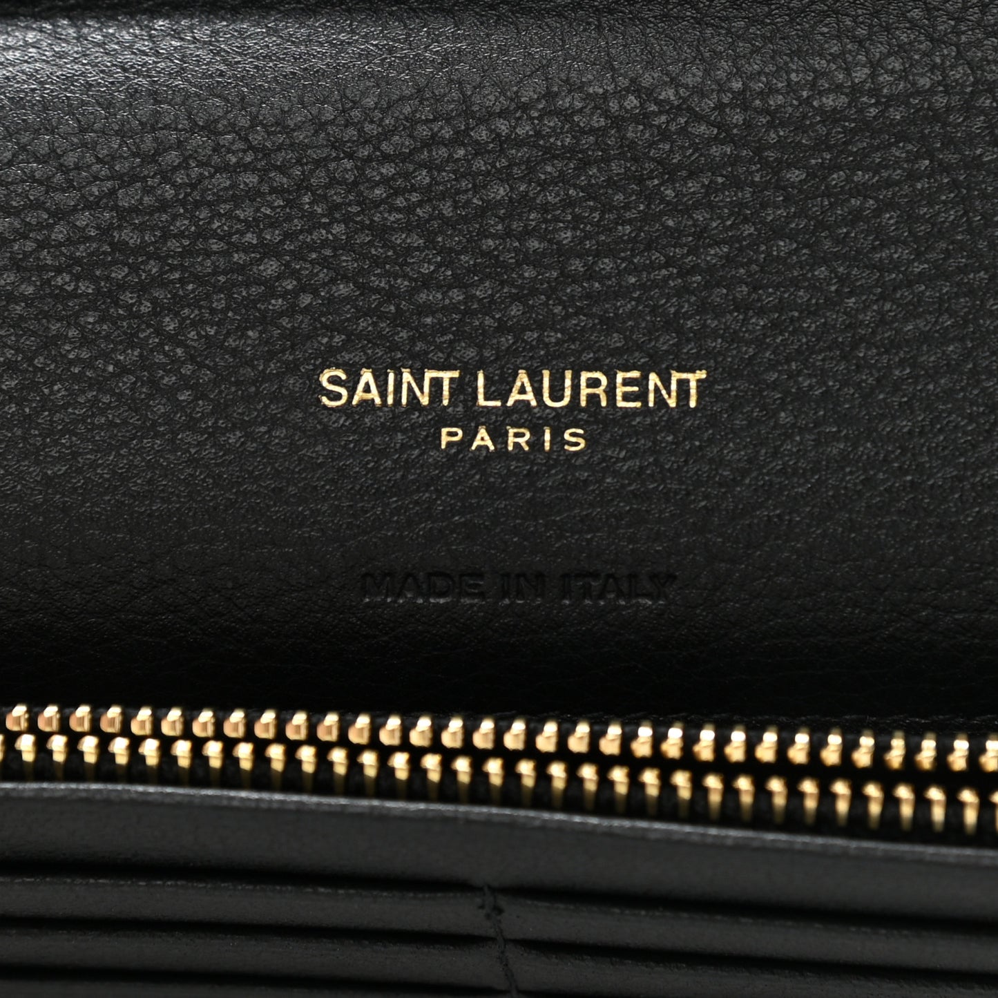 Calfskin Tiny Monogram Cassandre Wallet Black
