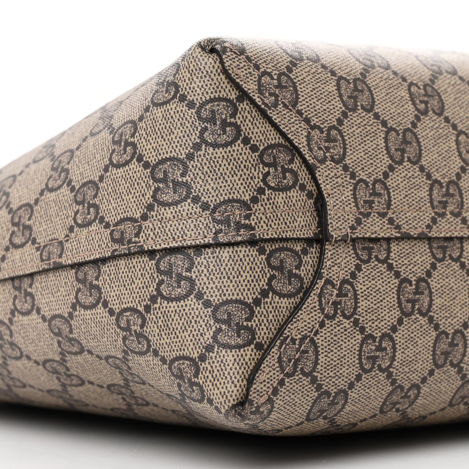 Gucci GG Supreme Monogram Small Reversible Tote Beige White 8 of 10