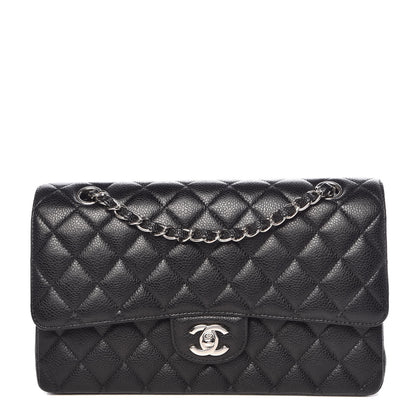 Chanel Caviar Quilted Medium Double Flap Black 1 of 17