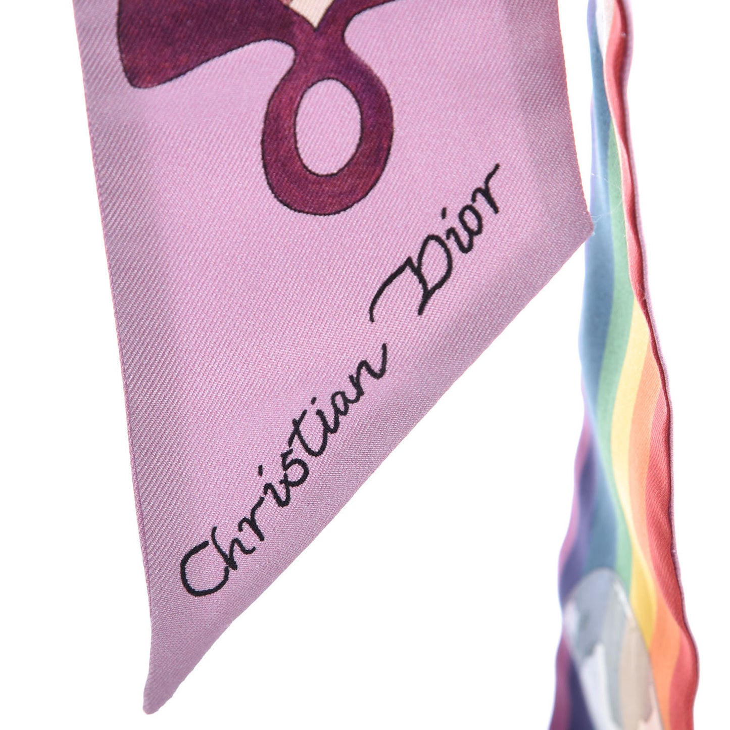 Silk Judgement Scarf Pink