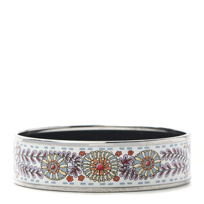 Hermes Enamel Printed Wide Bracelet 70 1 of 5