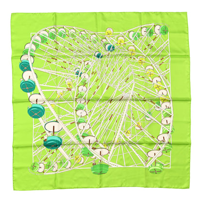 Hermes Silk Grande Roue Scarf 90 1 of 6