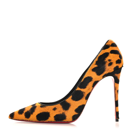 Christian Louboutin Pony Hair Leopard Print So Kate 100 Pumps 39 Spicy Lin 1 of 9