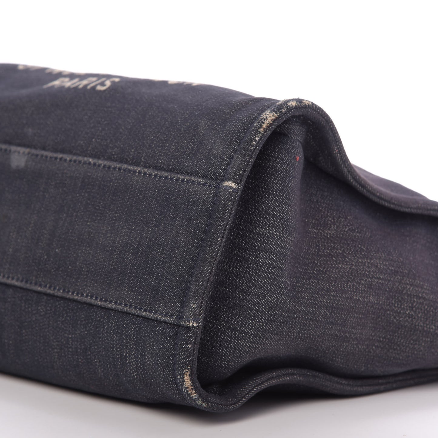Canvas Small Deauville Tote Dark Blue