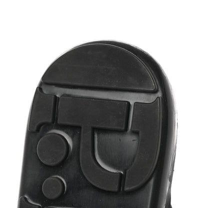 Prada Patent Calfskin Logo Thong Sandals 39 Black 9 of 10