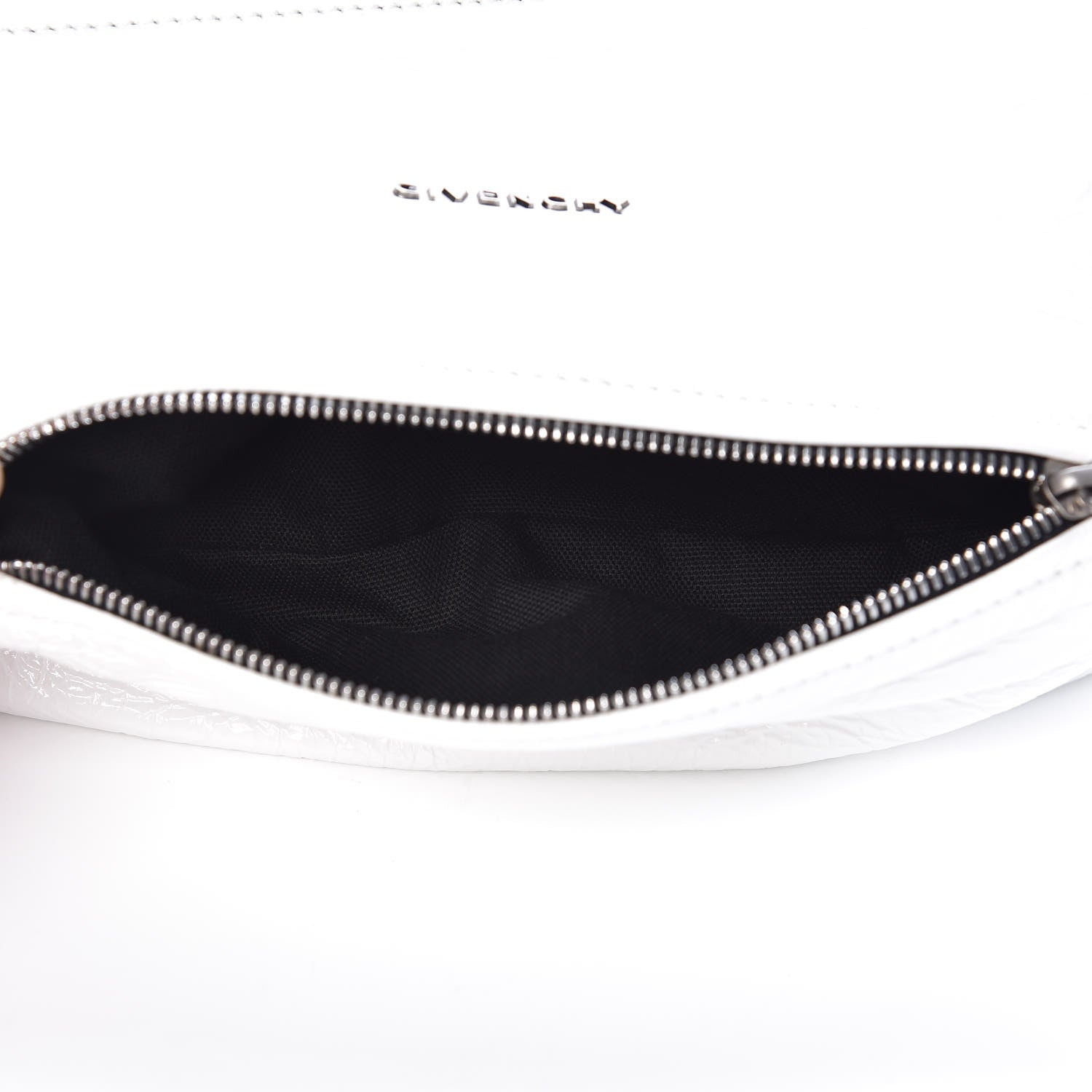 Givenchy Crinkled Patent Deerskin Mini Pandora White 5 of 13
