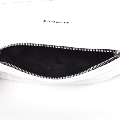 Givenchy Crinkled Patent Deerskin Mini Pandora White 5 of 13