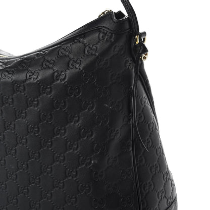 Gucci Guccissima Large Bree Hobo Black 9 of 11